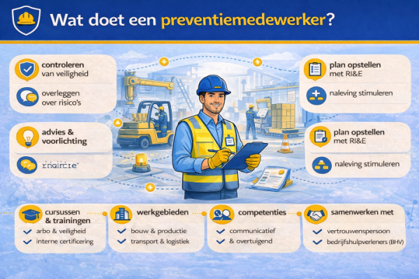 Alles over het beroep preventiemedewerker Wat doet een preventiemedewerker